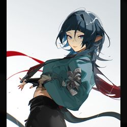 This is a pixiv picture whose title is Jane Doe.