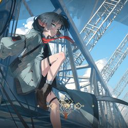 This is a pixiv picture whose title is [void]子供の頃のジェーン・ドウ Jane doe.