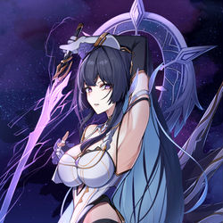 This is a pixiv picture whose title is 芽衣先輩.