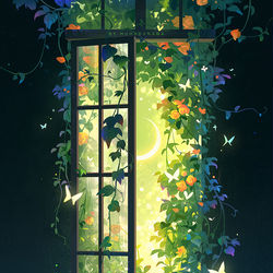 This is a pixiv picture whose title is Through the crevices of time.