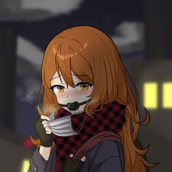 This is a pixiv picture whose title is Late Night Walk.