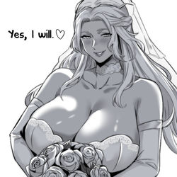 This is a pixiv picture whose title is Bridal Venat.