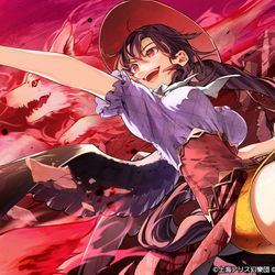 This is a pixiv picture whose title is 驪駒早鬼　東方幻想エクリプス.