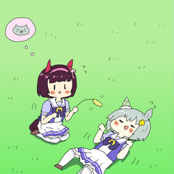This is a pixiv picture whose title is フラワーちゃんとセイちゃん.