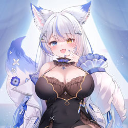 This is a pixiv picture whose title is 🐺.
