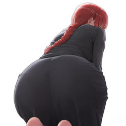 This is a pixiv picture whose title is マキマ.
