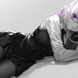 This is a pixiv picture whose title is 玛修.
