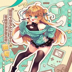 This is a pixiv picture whose title is Vれな３周年キービジュアル.