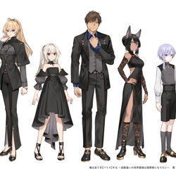 This is a pixiv picture whose title is 【お仕事】俺は全てをパリイする　７巻キャラデザ.