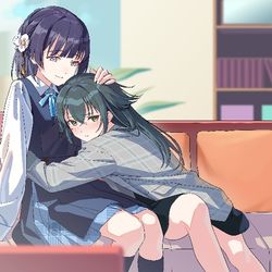 This is a pixiv picture whose title is 美鈴が一時休戦って言ってたから、ちょっとだけ….