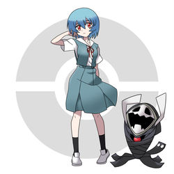 This is a pixiv picture whose title is ポケエヴァ.