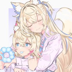 This is a pixiv picture whose title is フワモコちゃんの落書きまとめ.