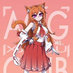 This is a pixiv picture whose title is 狸奈.