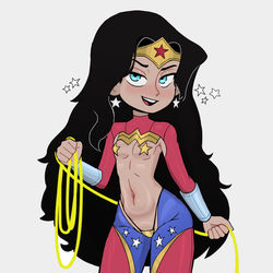 This is a pixiv picture whose title is Reverse Wonder Woman.