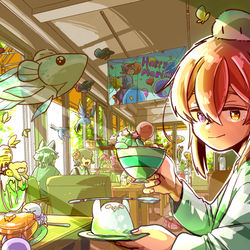 This is a pixiv picture whose title is のんびりティータイム.