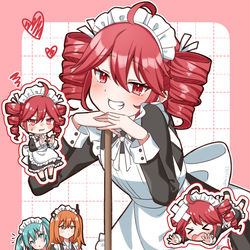 This is a pixiv picture whose title is メイドテト.