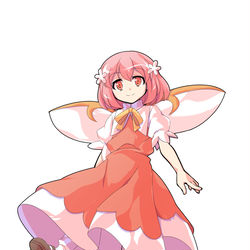 This is a pixiv picture whose title is ピンク大妖精立ち絵 表情差分.