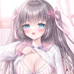 This is a pixiv picture whose title is 見せてあげるね…💕.