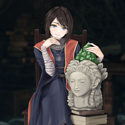 This is a pixiv picture whose title is sorceress sellen.