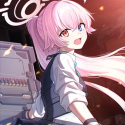 This is a pixiv picture whose title is 臨戦ホシノ.