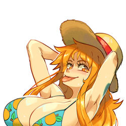 This is a pixiv picture whose title is Nami.