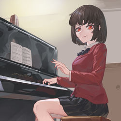 This is a pixiv picture whose title is 🎹JK.