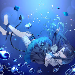 This is a pixiv picture whose title is 沉溺于梦之海的少女.