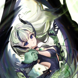 This is a pixiv picture whose title is 雨中を飛ぶ翼、メイ🕊️.