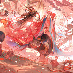 This is a pixiv picture whose title is 【仕事絵】.