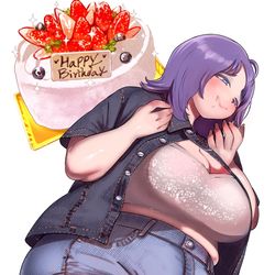 This is a pixiv picture whose title is 空腹女子　3.