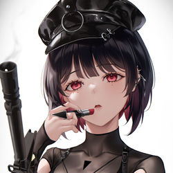 This is a pixiv picture whose title is ▼.