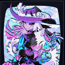 This is a pixiv picture whose title is 唱 Another Story.