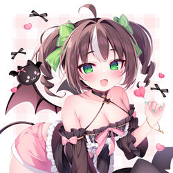 This is a pixiv picture whose title is skeb.