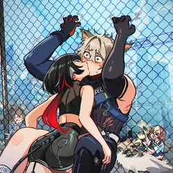 This is a pixiv picture whose title is ZZZ's Cornered rat (cat).