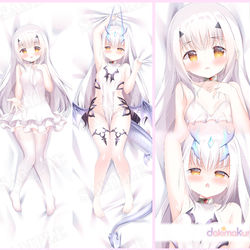 This is a pixiv picture whose title is 抱き枕カバー 'メリュジーヌ'.