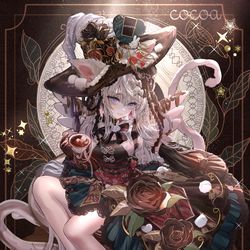 This is a pixiv picture whose title is ココア魔女☕.