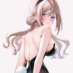 This is a pixiv picture whose title is バニーの日莉波.