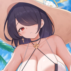 This is a pixiv picture whose title is 水着ヒナタ.