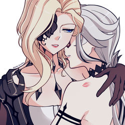 This is a pixiv picture whose title is Arlecchino/Signora.