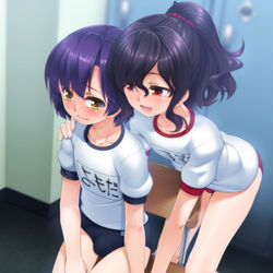 This is a pixiv picture whose title is 【skeb納品】続・若かりし頃のさっちゃんと上司（創作）.