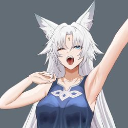 This is a pixiv picture whose title is 🦊Feixiao🥱.