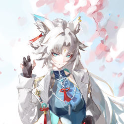This is a pixiv picture whose title is “本将军来抓你咯”.