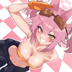 This is a pixiv picture whose title is 上からキット.
