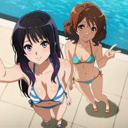 This is a pixiv picture whose title is d(>_･ ).