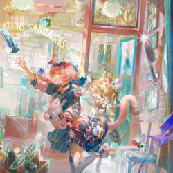 This is a pixiv picture whose title is Tiny Dream.