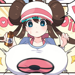 This is a pixiv picture whose title is Skeb メイちゃん膨乳.