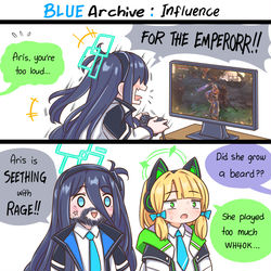 This is a pixiv picture whose title is Aris The Hero of The Imperium.