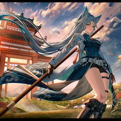This is a pixiv picture whose title is 飛霄.