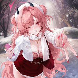 This is a pixiv picture whose title is Winter Kirara.