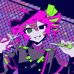 This is a pixiv picture whose title is バグ [吉田夜世's Override Remix].